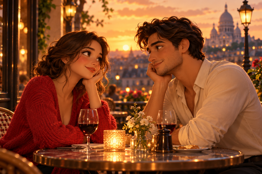 Illustrative animated love story — A little love note